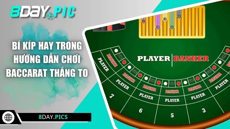 Bí kíp hay trong hướng dẫn chơi Baccarat thắng to 