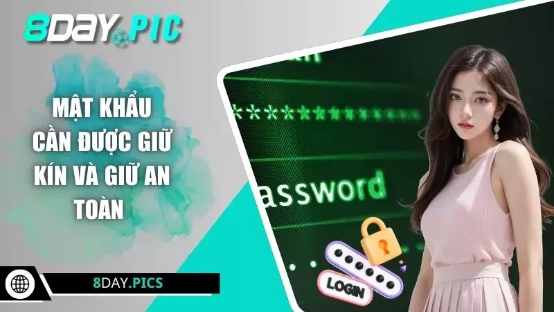 Mật khẩu cần được giữ kín và giữ an toàn 
