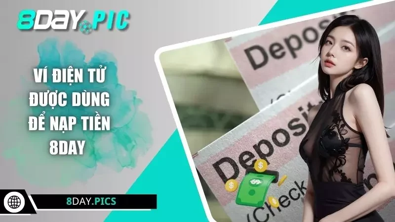 Ví điện tử được dùng để nạp tiền 8DAY 