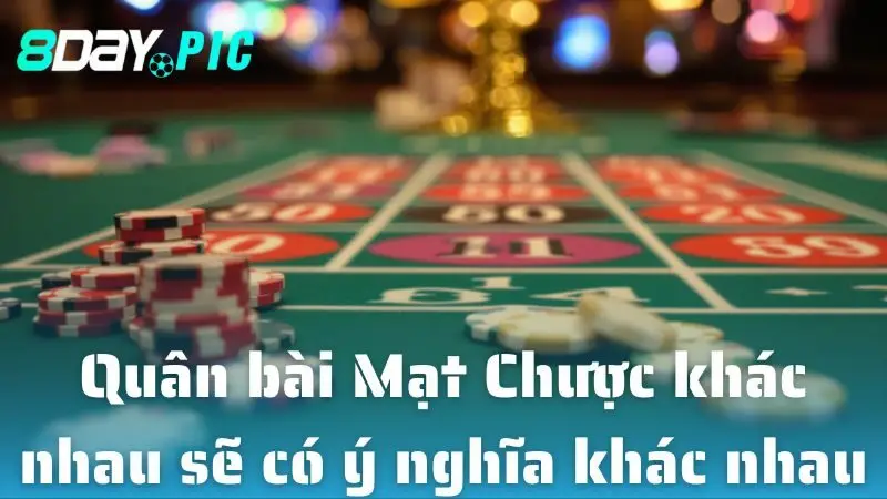 Những quân bài Mạt Chược khác nhau sẽ có ý nghĩa và cách chơi khác nhau